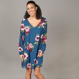 Altar'd State Blue Floral Dress NWT
